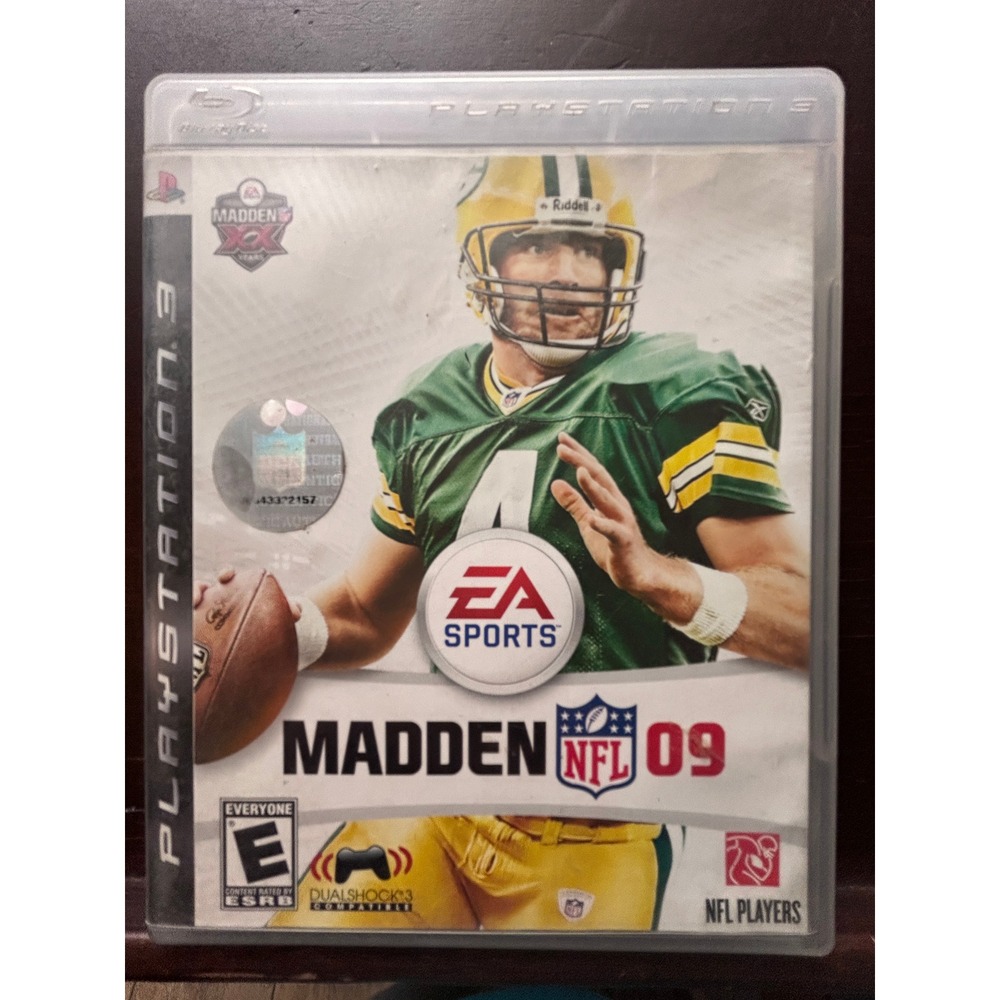 EA Sports Madden NFL 09 Sony PlayStation 3 PS3 Brett Favre Cover Complete CIB